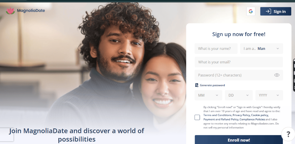 MagnoliaDates.com Platform