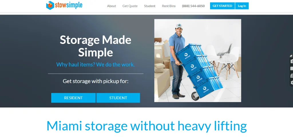 StowSimple - Booking & Customer Management Portal