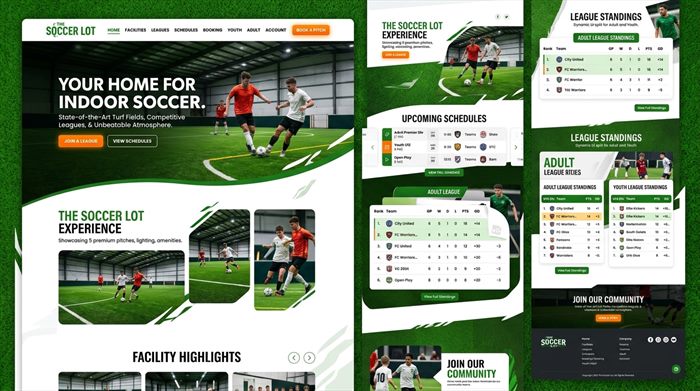 The Soccer Lot Facility & League Management